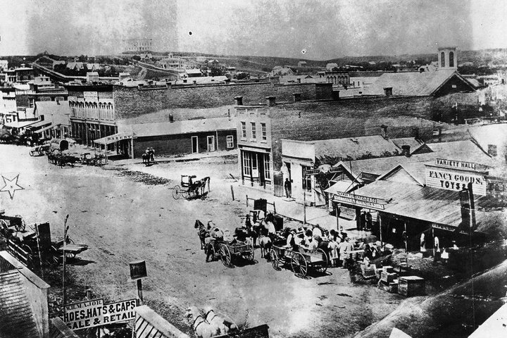 Photo of early 1850's Nebraska town 0802_0601
